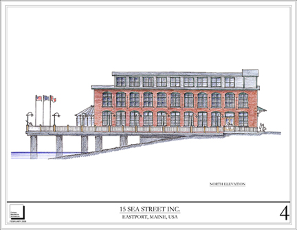 15 Sea Street north elevation rendering