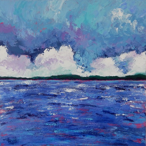 Fast Moving Skies by Marcia Crumley, Acrylic on Canvas